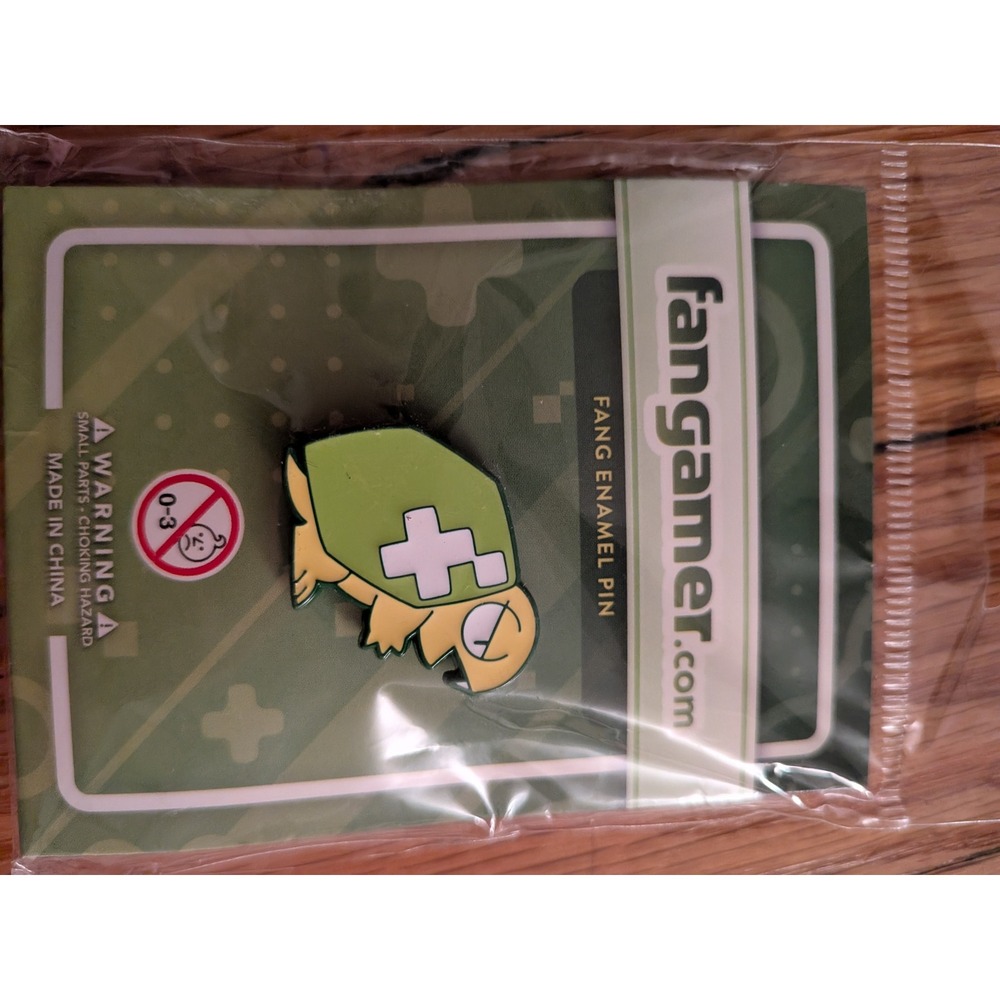 Fangamer Fang Enamel Pin Green Tortoise Mascot Gaming Collectible NEW